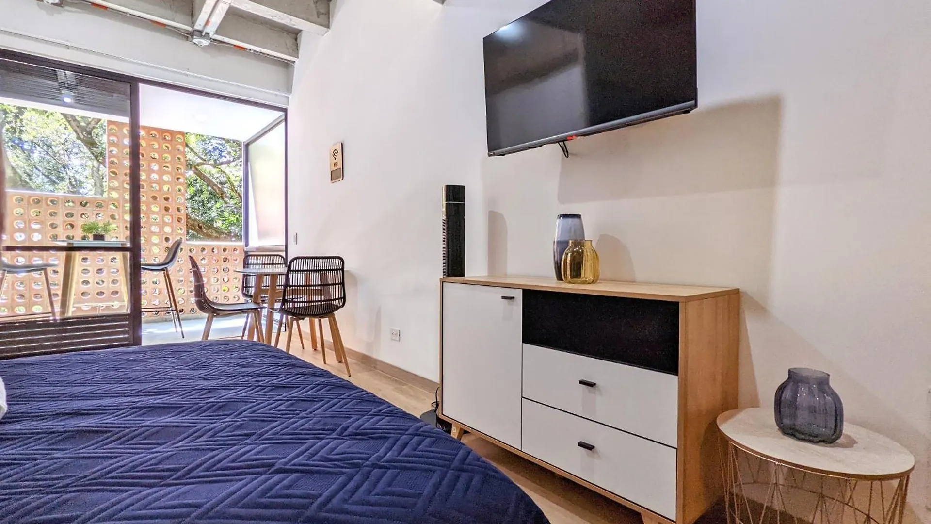 Modern Loft Private Patio Apartment Medellin